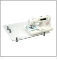 Sew Steady Clear Acrylic Portable Embroidery Machine Table - 24in x 24in