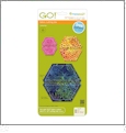AccuQuilt GO! Half Hexagon-1", 1 1/2", 2 1/2" Sides (3/4", 1 1/4", 2 1/4" Finished) Quilt Die - 55165