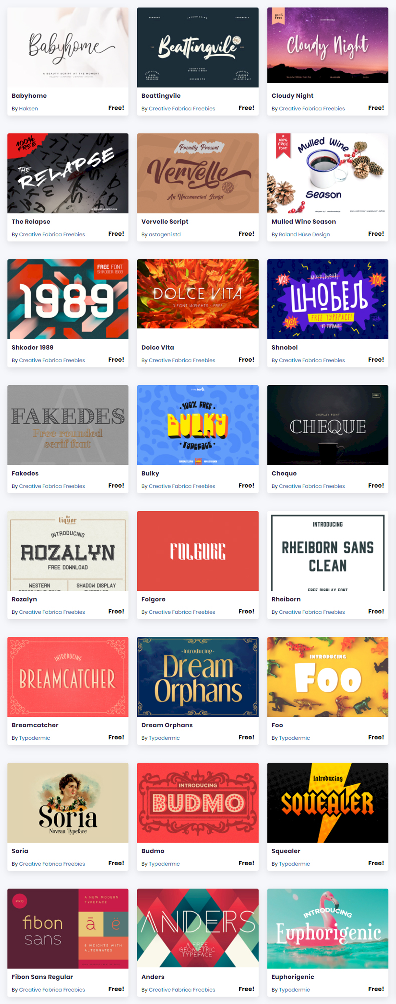 FONTS