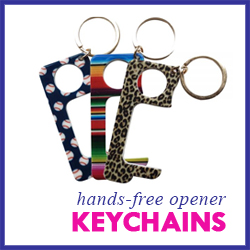 Hands-Free Touchless Door Opener Keychains