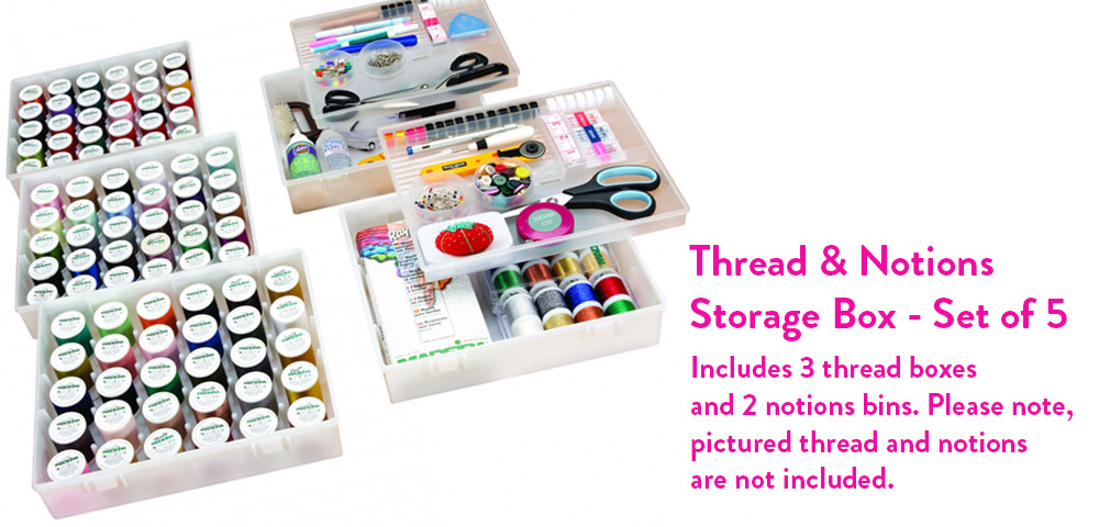 XL Thread Storage Boxes (Set of 4)