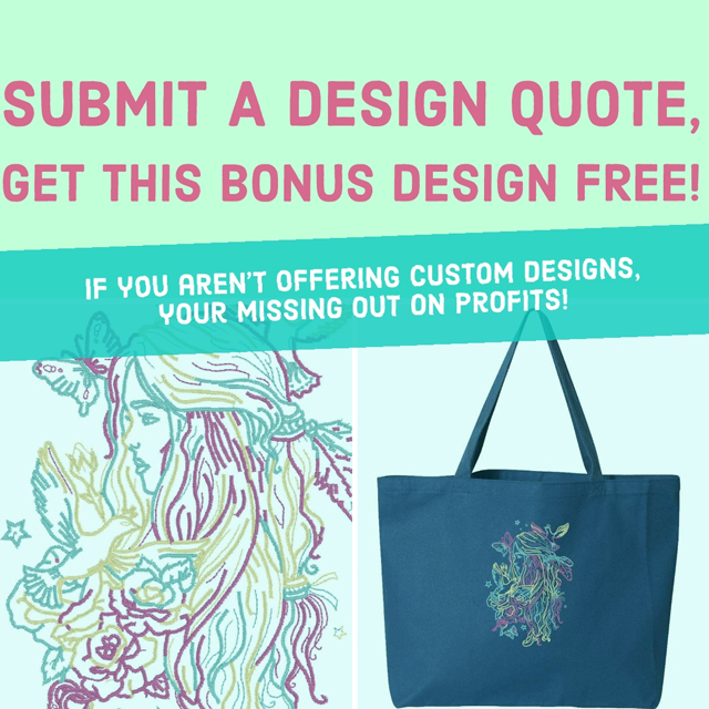 Custom Embroidery Design Digitizing Quote Request