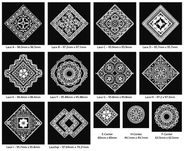 Grandmother's Tablecloth Embroidery Designs