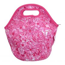 The Coral Palms® Neoprene Lunch Tote - Foxy Floral Collection - CLOSEOUT