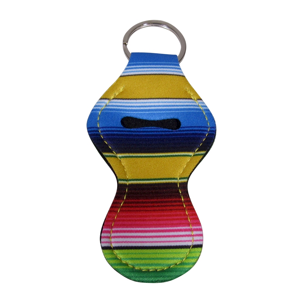 The Coral Palms® Neoprene Chapstick Holder - Serape Fiesta Collection - CLOSEOUT