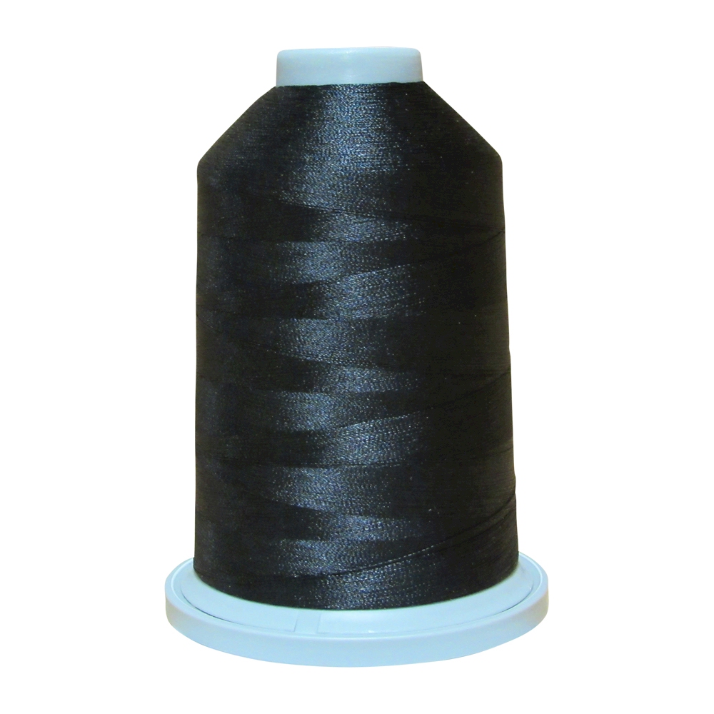Glide Thread Trilobal Polyester No. 40 - 5000 Meter Spool - 11001 Black