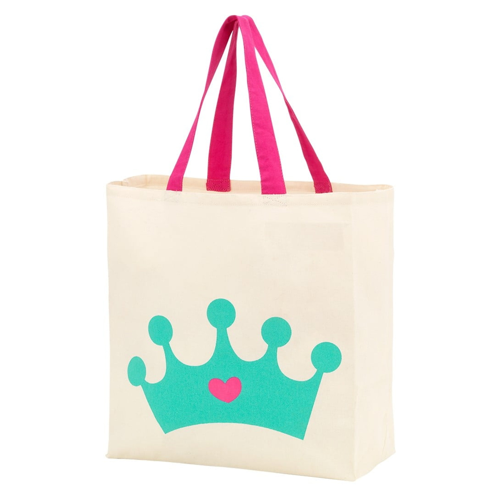 Princess Crown Canvas Halloween Treat Bag - CLOSEOUT