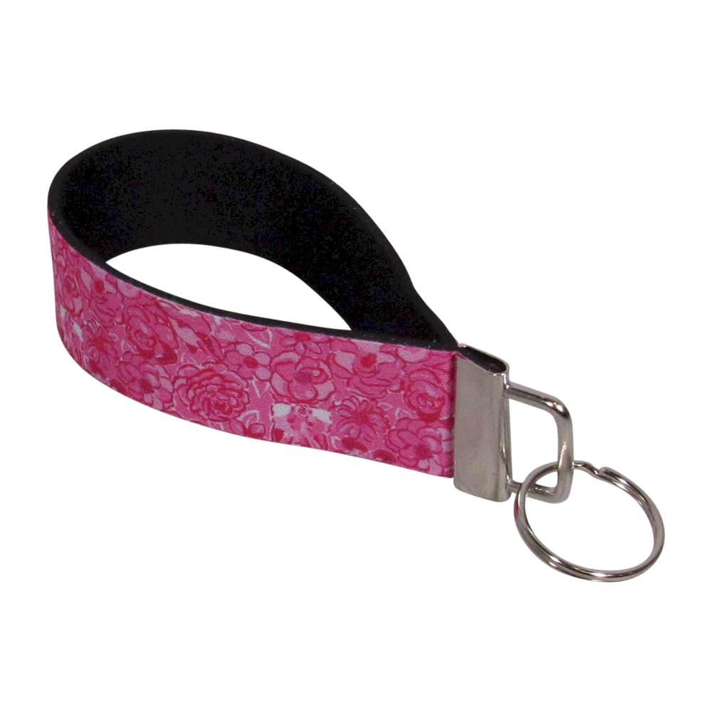 The Coral Palms® Pre-Cut Neoprene Strips For Lanyards - Foxy Floral Collection - CLOSEOUT