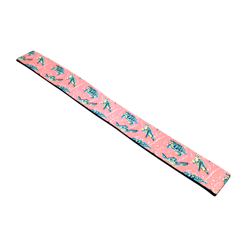 The Coral Palms® Pre-Cut Neoprene Strips For Lanyards - Solely Sea Turtles Collection - CLOSEOUT
