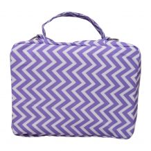 The Coral Palms® Bible Cover with Zipper Closure - LAVENDER CHEVRON - CLOSEOUT