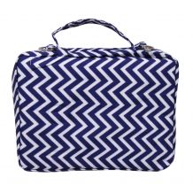 The Coral Palms� Bible Cover with Zipper Closure - MIDNIGHT CHEVRON - CLOSEOUT