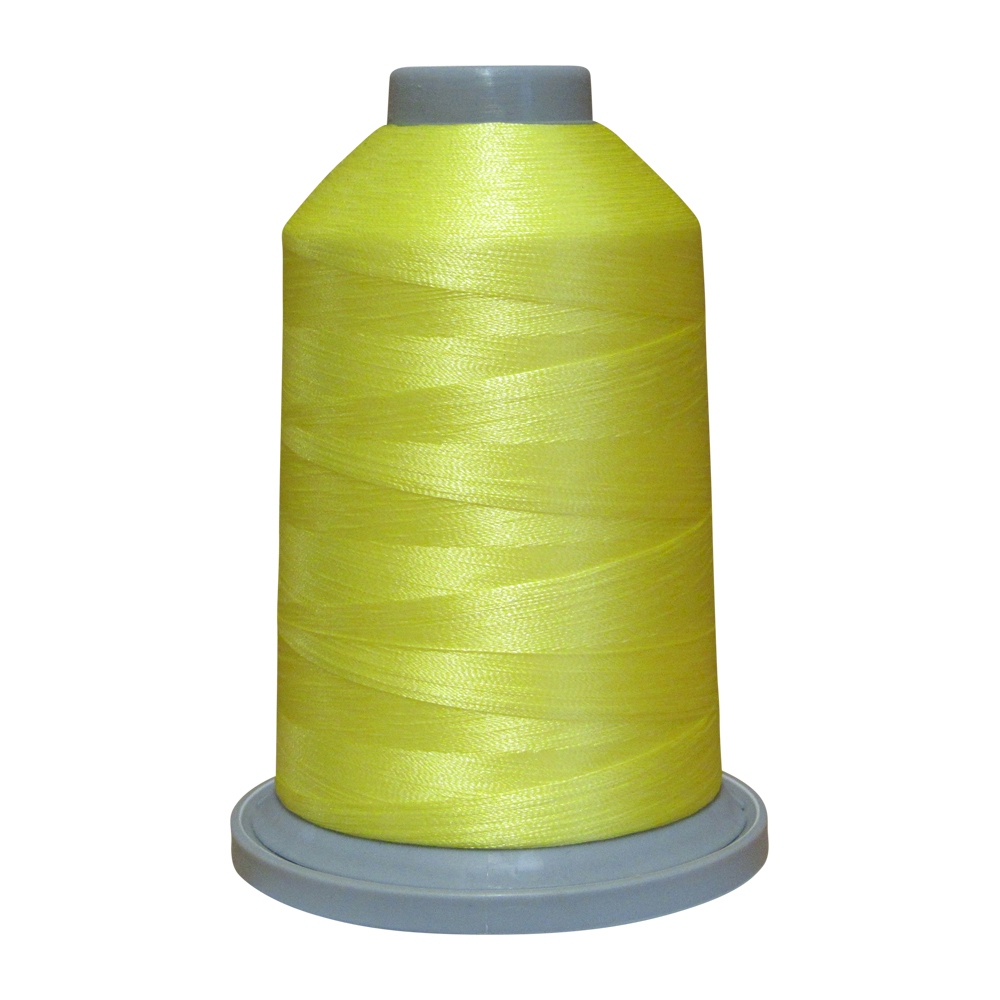 Glide Thread Trilobal Polyester No. 40 - 5000 Meter Spool - 80101 Lemon