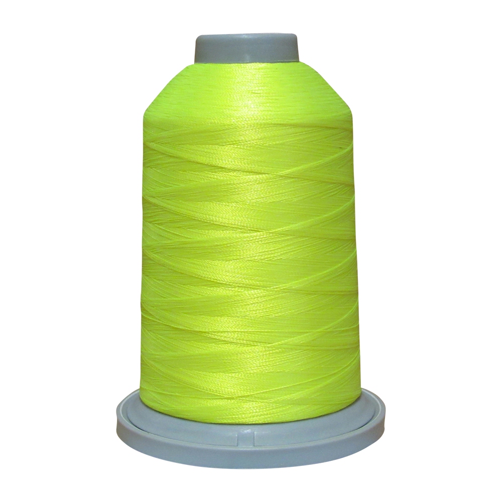 Glide Thread Trilobal Polyester No. 40 - 5000 Meter Spool - 80809 Citron Yellow