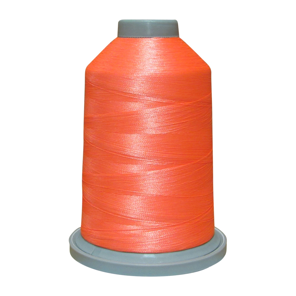 Glide Thread Trilobal Polyester No. 40 - 5000 Meter Spool - 90811 Neon Orange