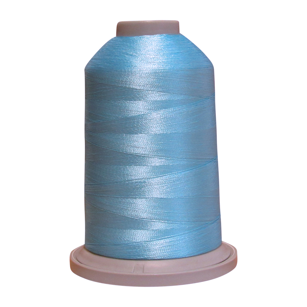 Glide Thread Trilobal Polyester No. 40 - 5000 Meter Spool - 32975 Light Turquoise