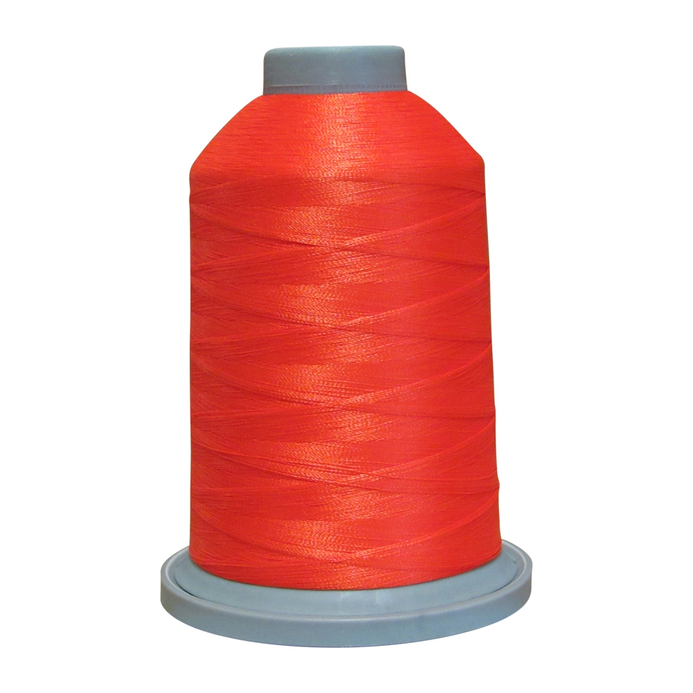 Glide Thread Trilobal Polyester No. 40 - 5000 Meter Spool - 50021 Safety Orange