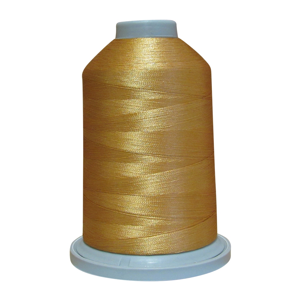 Glide Thread Trilobal Polyester No. 40 - 5000 Meter Spool - 27407 Military Gold