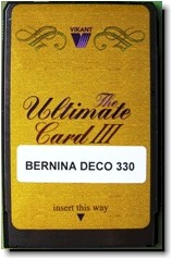 The Ultimate Card Rewritable Blank Memory Card - Bernina Deco 330 Format