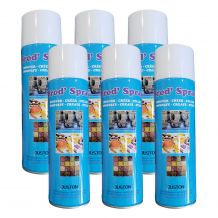 Brod' Spray Temporary Adhesive Spray - Six Pack - Large 500ML Can - GROUND ONLY