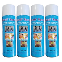 Brod' Spray Temporary Adhesive Spray - Four Pack - Large 500ML Can - GROUND ONLY