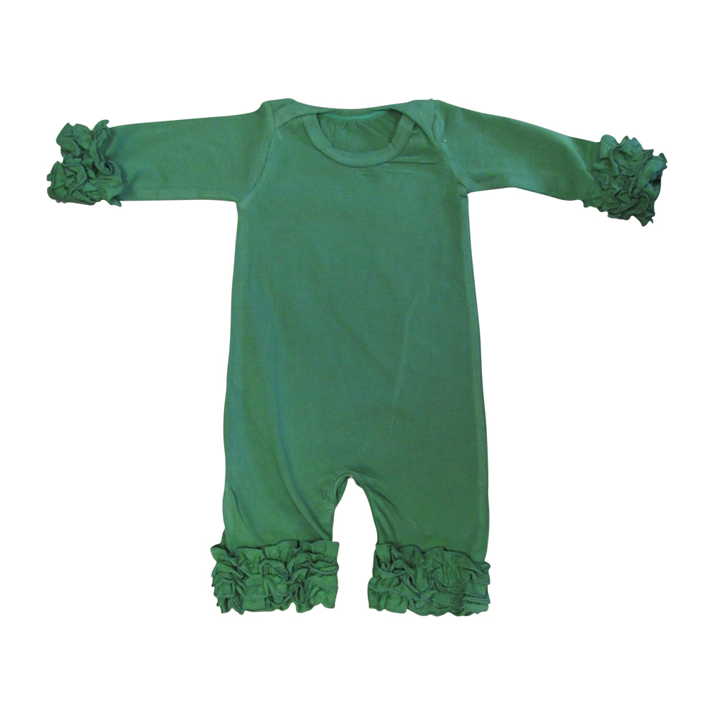 Icing Christmas Snapsuit Romper - GREEN - CLOSEOUT
