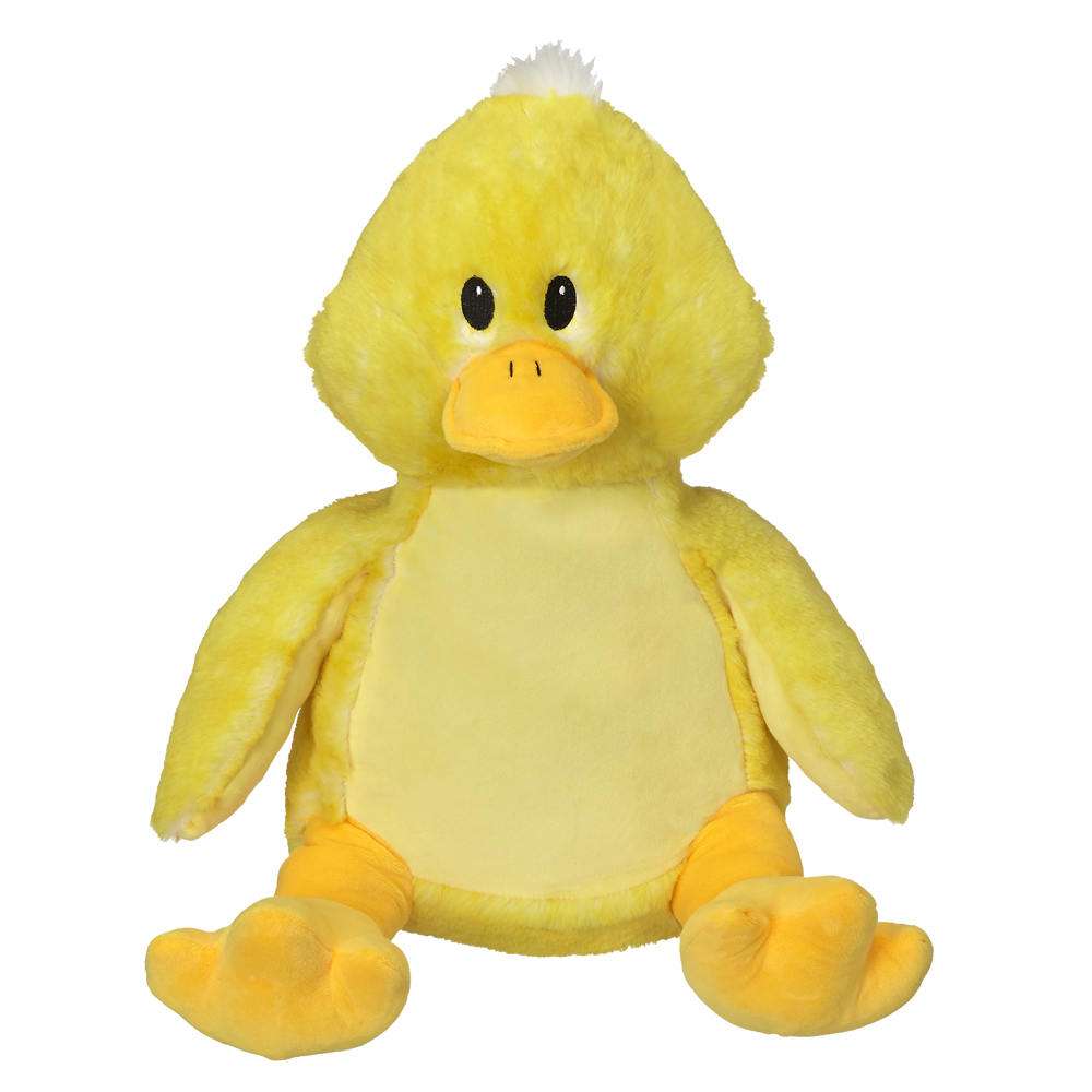 Embroidery Buddy Stuffed Animal - Quincy Duck Buddy 16"