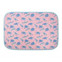 The Coral Palms� Swimsuit Saver Roll-up Neoprene Mat - Solely Sea Turtles Collection