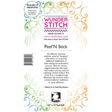 WunderStitch Peel N Stick Embroidery Stabilizer 12in x 10yd Roll - INCLUDES 10 FREE NEEDLES