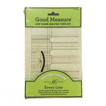 Every Line Good Measure Low Shank Quilting Template Ruler by Amanda Murphy