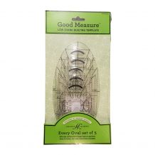 Every Oval Set of 5 Good Measure Low Shank Quilting Template Ruler by Amanda Murphy