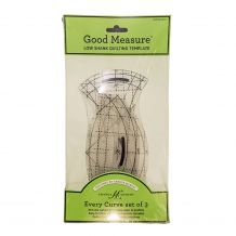 Every Curve Set of 3 Good Measure Low Shank Quilting Template Ruler by Amanda Murphy