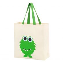 Monster Canvas Halloween Treat Bag - CLOSEOUT