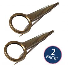 WunderStitch 3.5" Gold Handled Tweezers with 4x Magnifying Glass - 2 PACK - SPECIAL PURCHASE