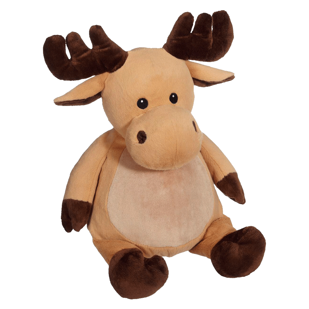 Embroidery Buddy Stuffed Animal - Mikey Moose 16"