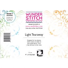 WunderStitch 1.5oz Light Weight Tearaway Embroidery Stabilizer 9in x 10yd Roll - INCLUDES 10 FREE NEEDLES