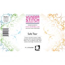 WunderStitch E-Z Safe Tear Flame Retardent Tearaway Embroidery Stabilizer 9in x 10yd Roll