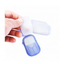 Portable Travel-Sized Soap Holder and 20 Sheets of Soap - CLOSEOUT