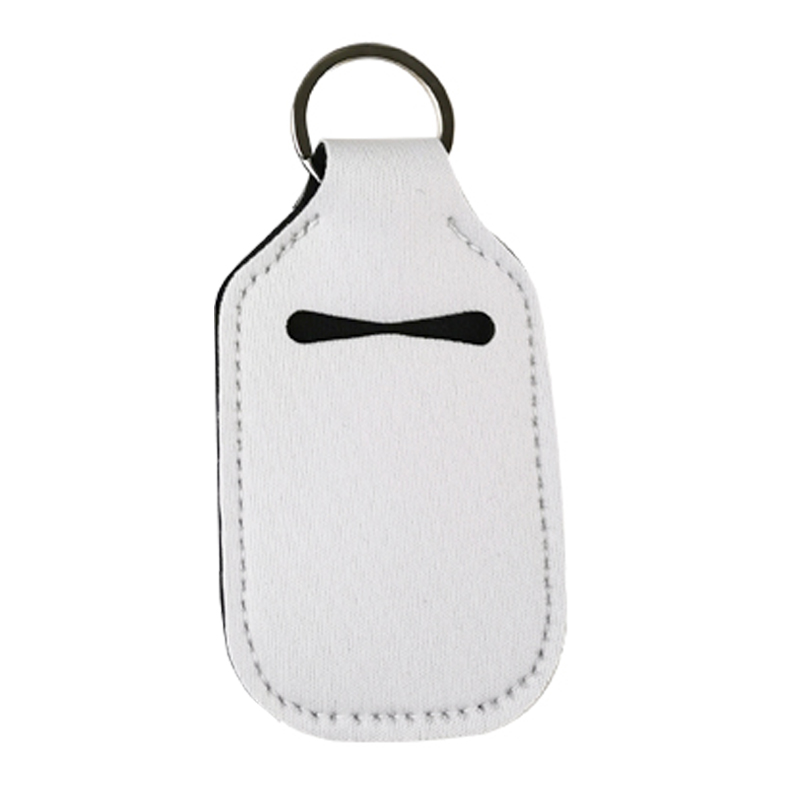 Neoprene Hand Sanitizer Holder for 1.0oz/30ml Bottles - WHITE - CLOSEOUT