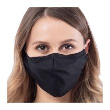 Adult 4-Layer Cotton Mask - Includes 1 Replaceable PM2.5 Filter and Adjustable Ear Straps - BLACK