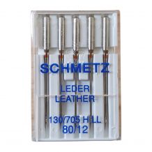 Schmetz Leather Sewing Needles 80/12 - 5 Needle Pack