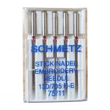 Schmetz Embroidery Needles 75/11 - 5 Needle Pack