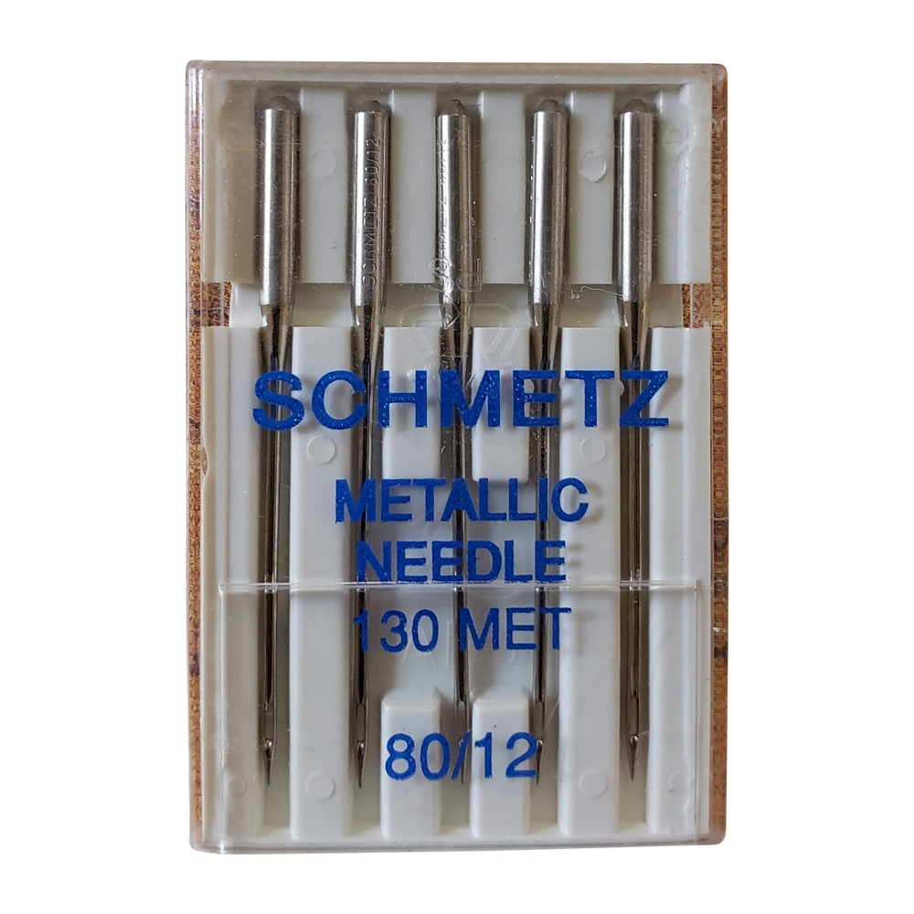 Schmetz Metallic Embroidery Needles 80/12 - 5 Needle Pack
