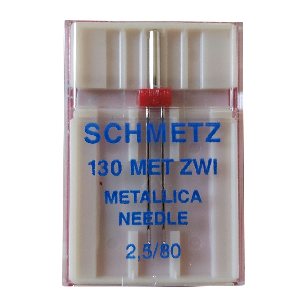 Schmetz Twin Metallic Needle Size 2.5/80