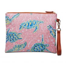 The Coral Palms® Perfect Vacay Wristlet - Solely Sea Turtles Collection