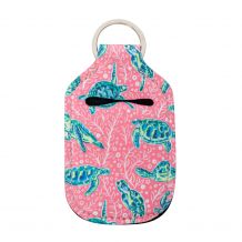 Neoprene Hand Sanitizer Holder for 1.0oz/30ml Bottles - Solely Sea Turtle Print - CLOSEOUT