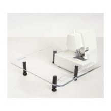 Sew Steady Clear Acrylic Portable Table - SERGER - 18in x 18in