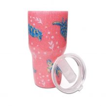 Handmade Glitter Sea Turtle 30oz Double Wall Stainless Steel Super Tumbler