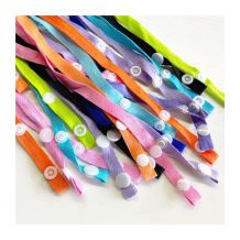 Solid Color Scissors & Accessory Lanyards with Snap Closure
