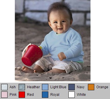 Rabbit Skins Infant Crewneck Sweatshirt