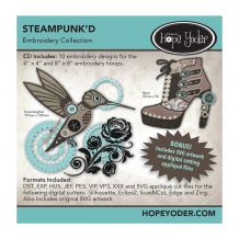 Steampunk'd Embroidery Design CD-ROM by Hope Yoder